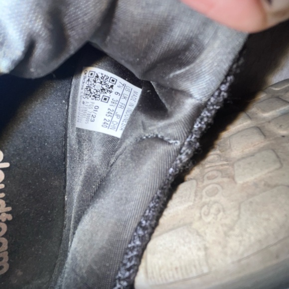 Adidas Black and White Slip-On Sneakers - Picture 4 of 5